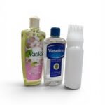 مجموعة تطويل الشعر (زيت فاتيكا + زيت فازلين + زيت إضافي)