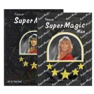 مناديل معقمة للرجال - سوبر ماجيك Super Magic (علبة 6 مناديل)