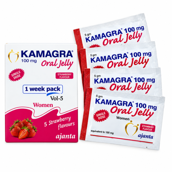 ⁦كماجرا أورال جيلي للنساء 100mg - بنكهة الفراولة⁩ - الصورة ⁦3⁩